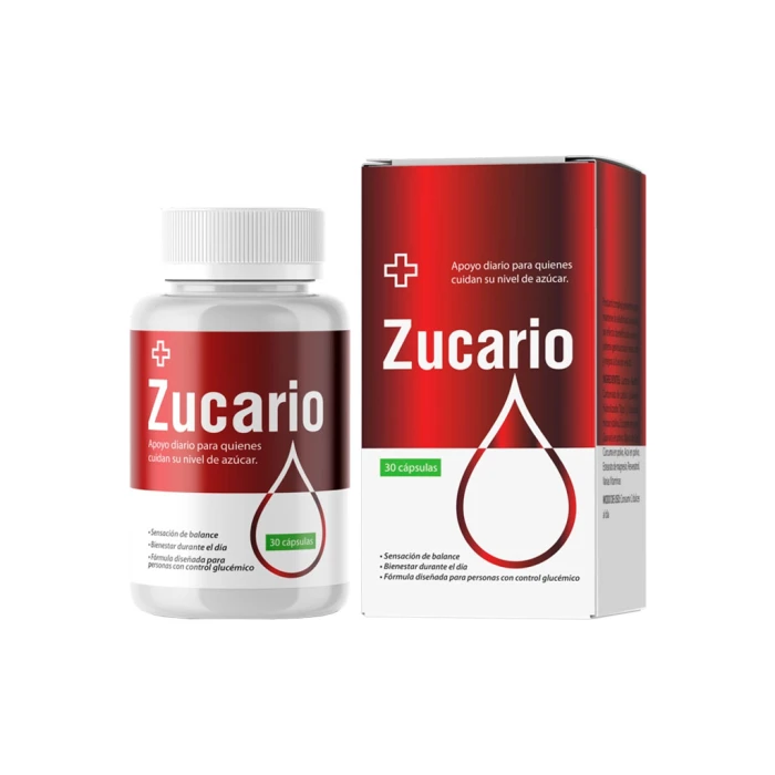 Zucario — frasco de 30 cápsulas, complemento alimenticio
